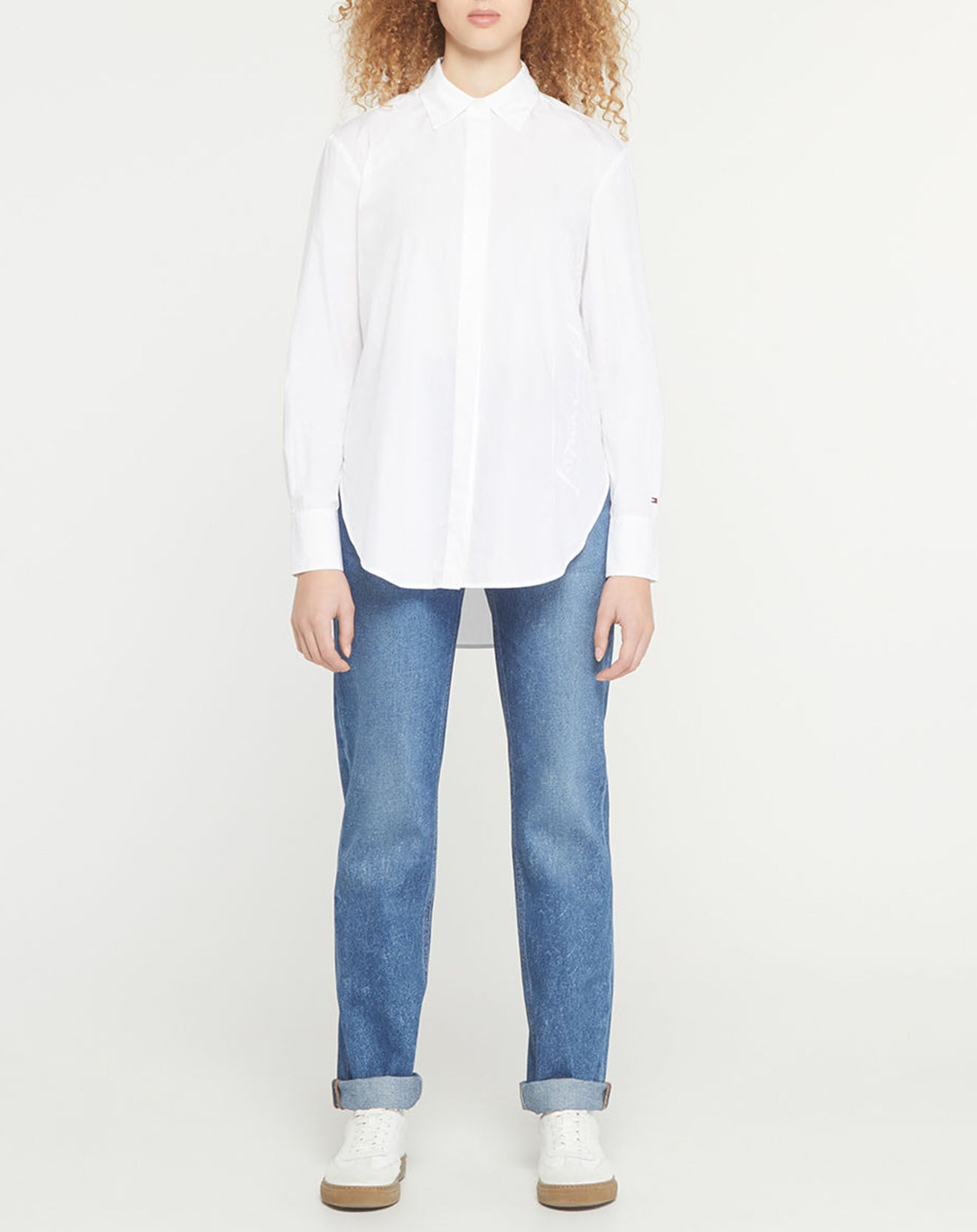 Tommy Hilfiger Chemise Regular Girlfriend blanche