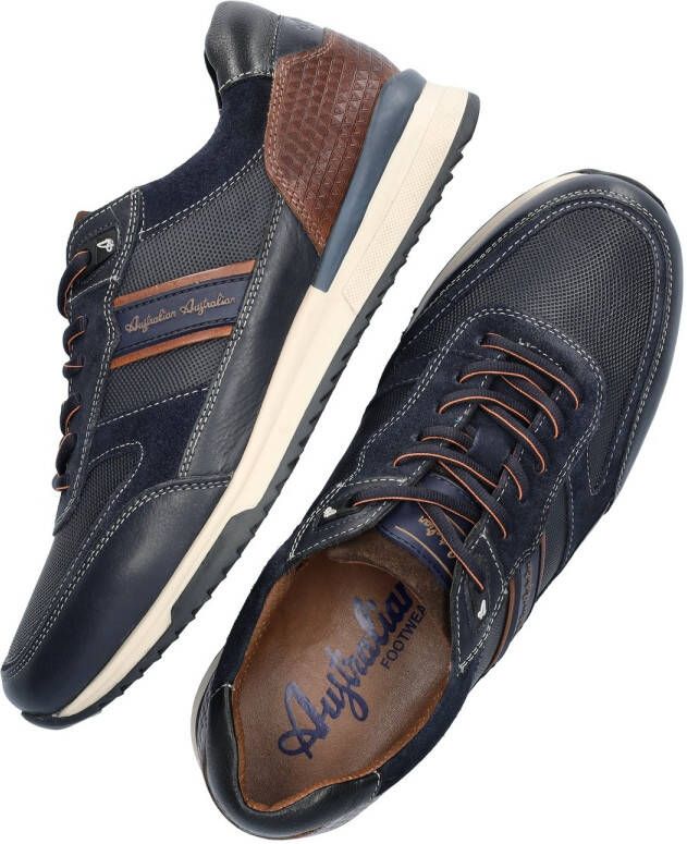 Australian Filmon Sneakers Leren Sneaker Heren Blauw