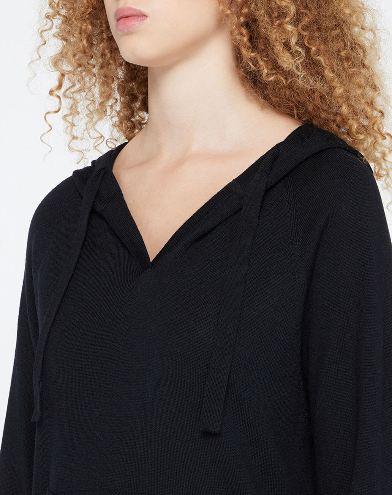Yerse Sweat 100% Laine Marylouise noir