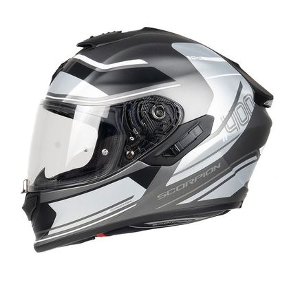 Casque Scorpion Exo EXO-1400 EVO AIR - VITTORIA - Gris / Blanc