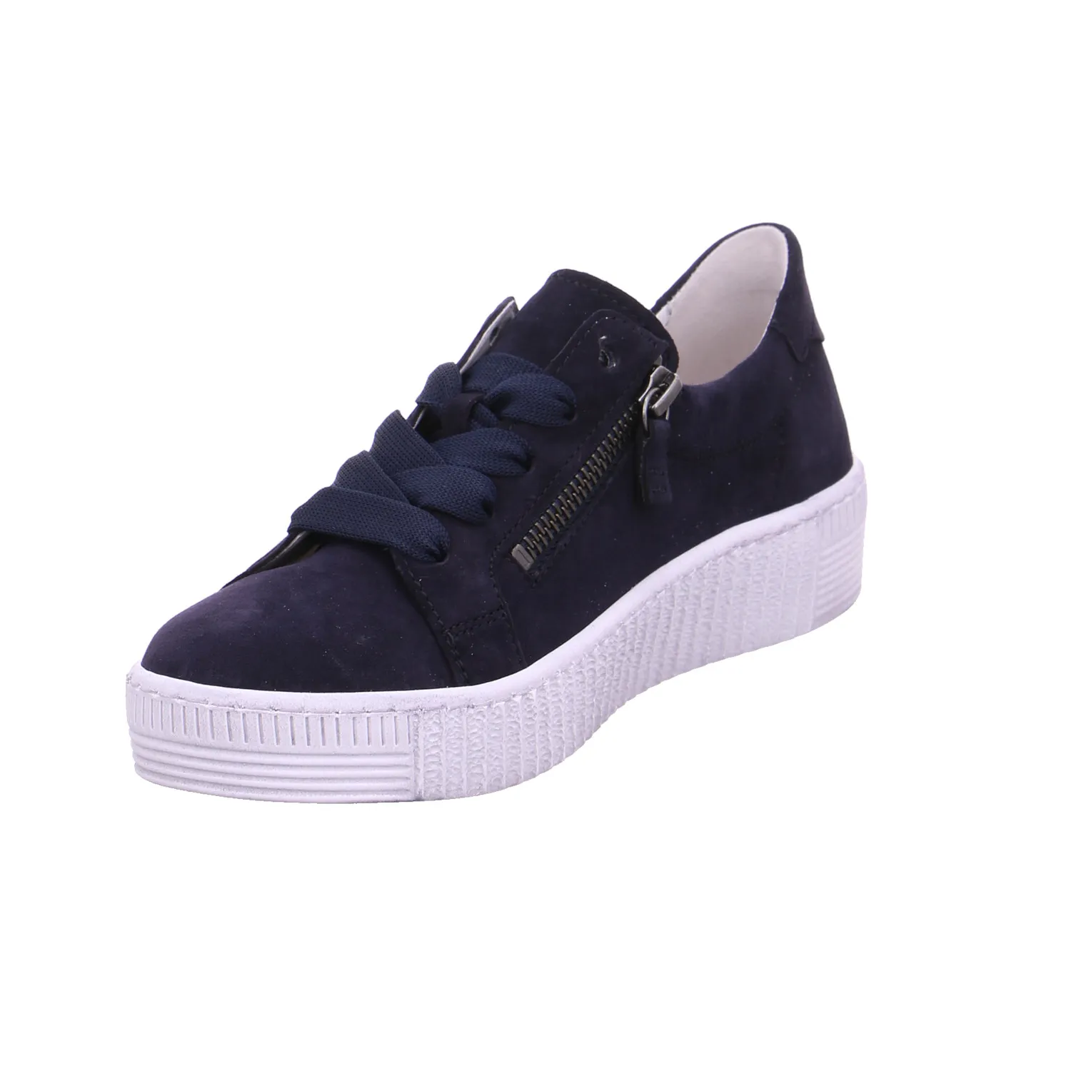 GABOR Sneaker Blau Leder