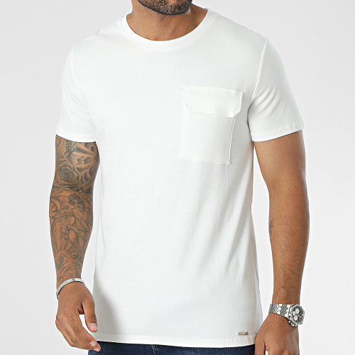 Tee Shirt Poche Blanc