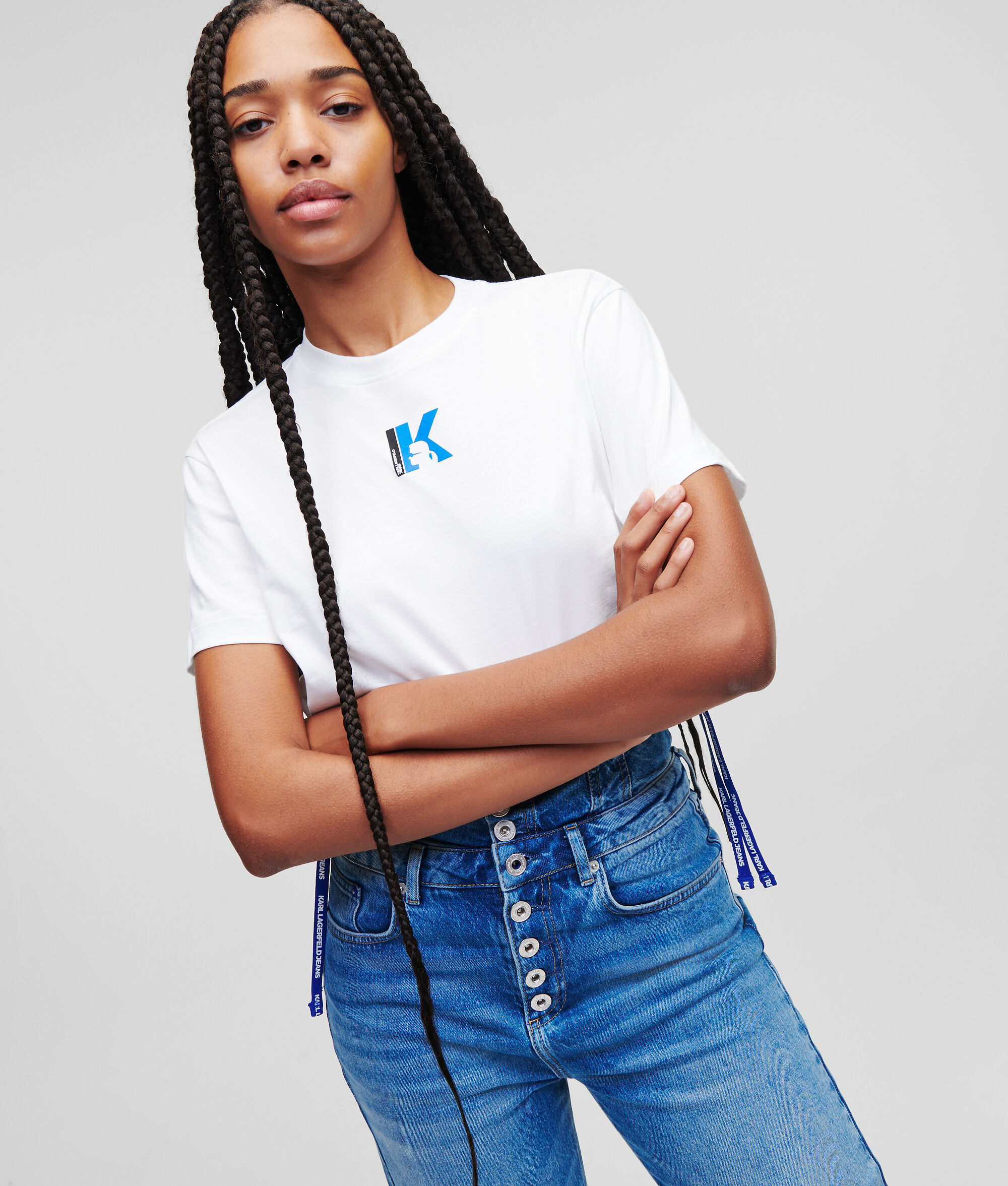T-SHIRT BOXY FRONCÉ KLJ