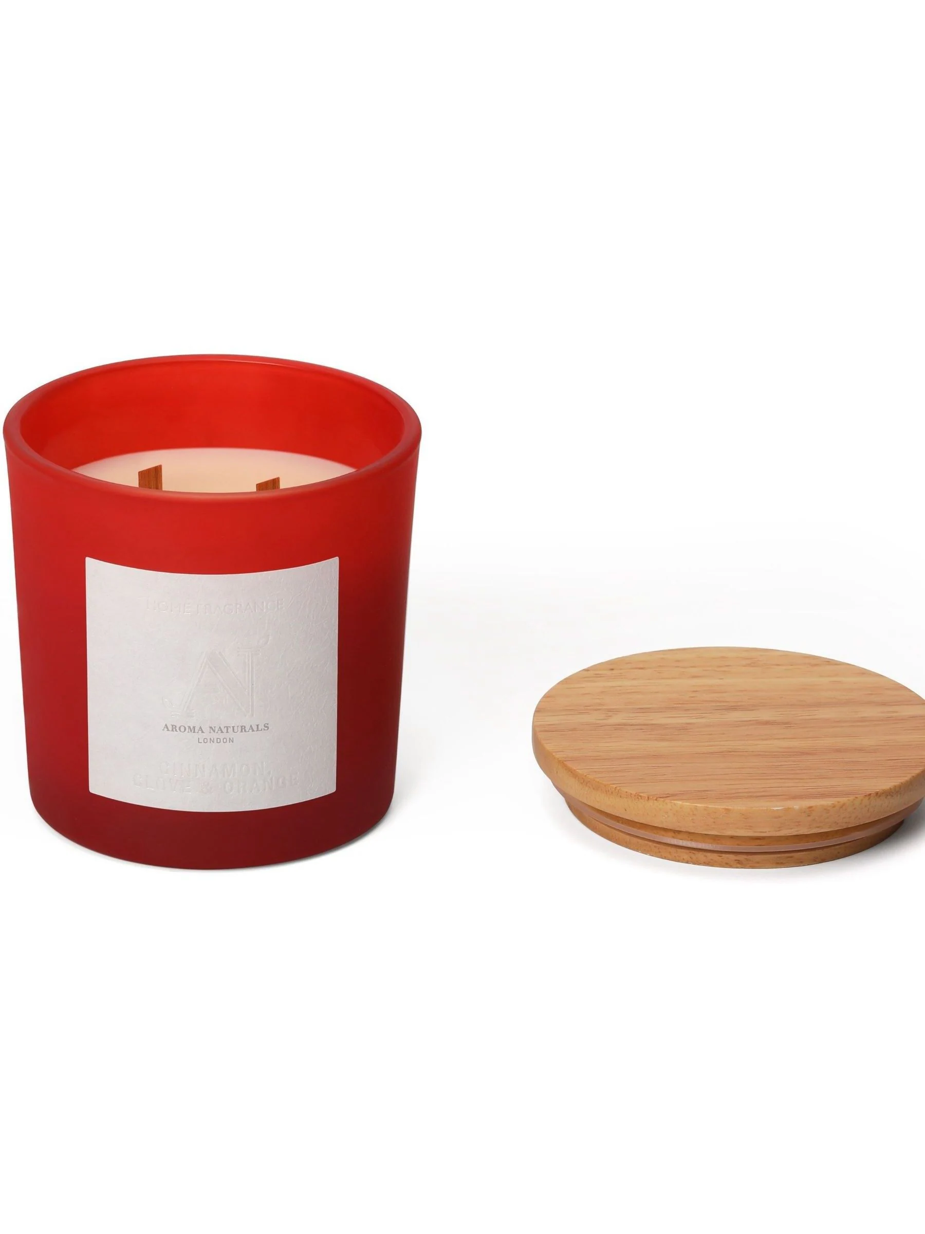 Aroma Naturals Frosted Cinnamon Clove & Orange Candle