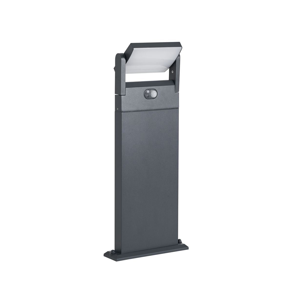 Buitenpaal donkergrijs met bewegingssensor 60cm IP54 solar - Judge