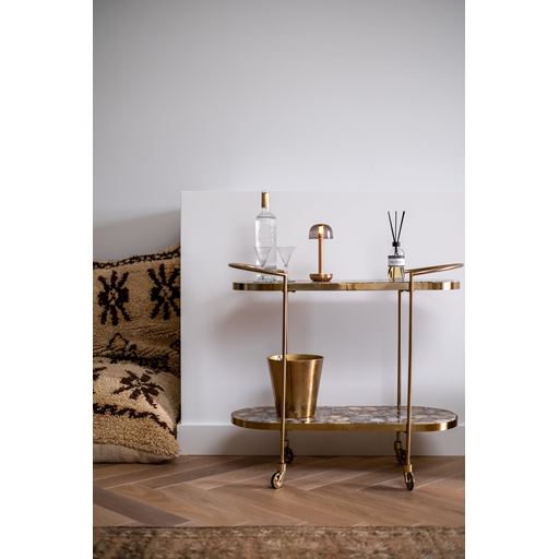 Humble Two Bordlampe, Gold Smoked