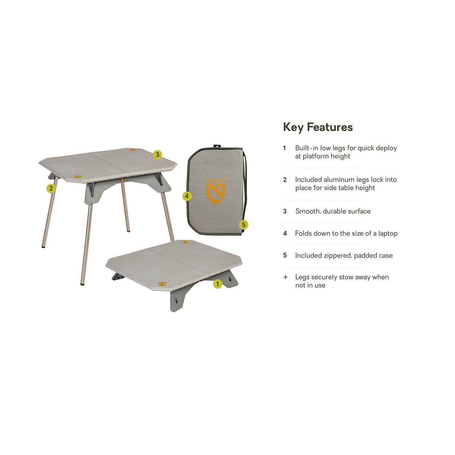 Nemo Moonlander Dual Height Table