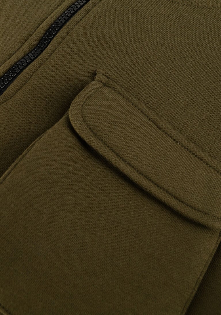 LYLE & SCOTT groene lyle & scott trui pocket quarter zip bb hoodie