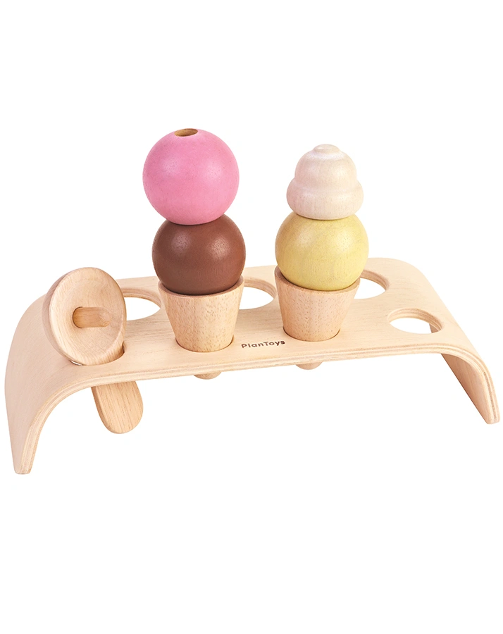 Holz-Spielzeug EISCREME-SET 8-teilig