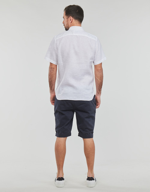 Timberland - SS MILL RIVER LINEN SHIRT SLIM - Blanc