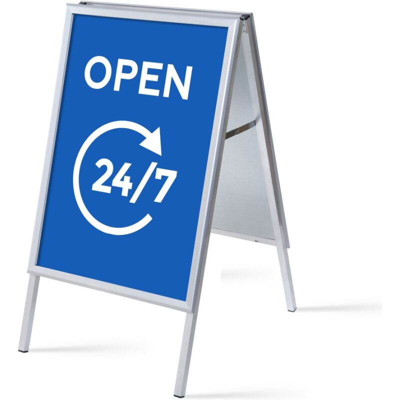 Présentoir fixe A1 Komplett-Set Ouvert 24/7