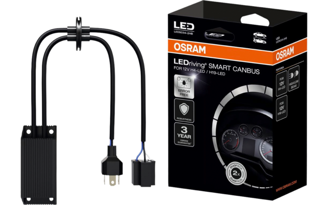 Osram LEDriving SMART CANBUS Fehlermeldungsunterdrücker im Bordsystem bei LED-Umrüstung