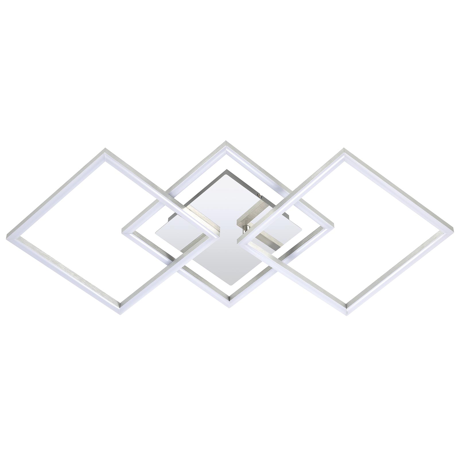 LAMPURA LED-Deckenleuchte - chrom-alu - schwenkbar