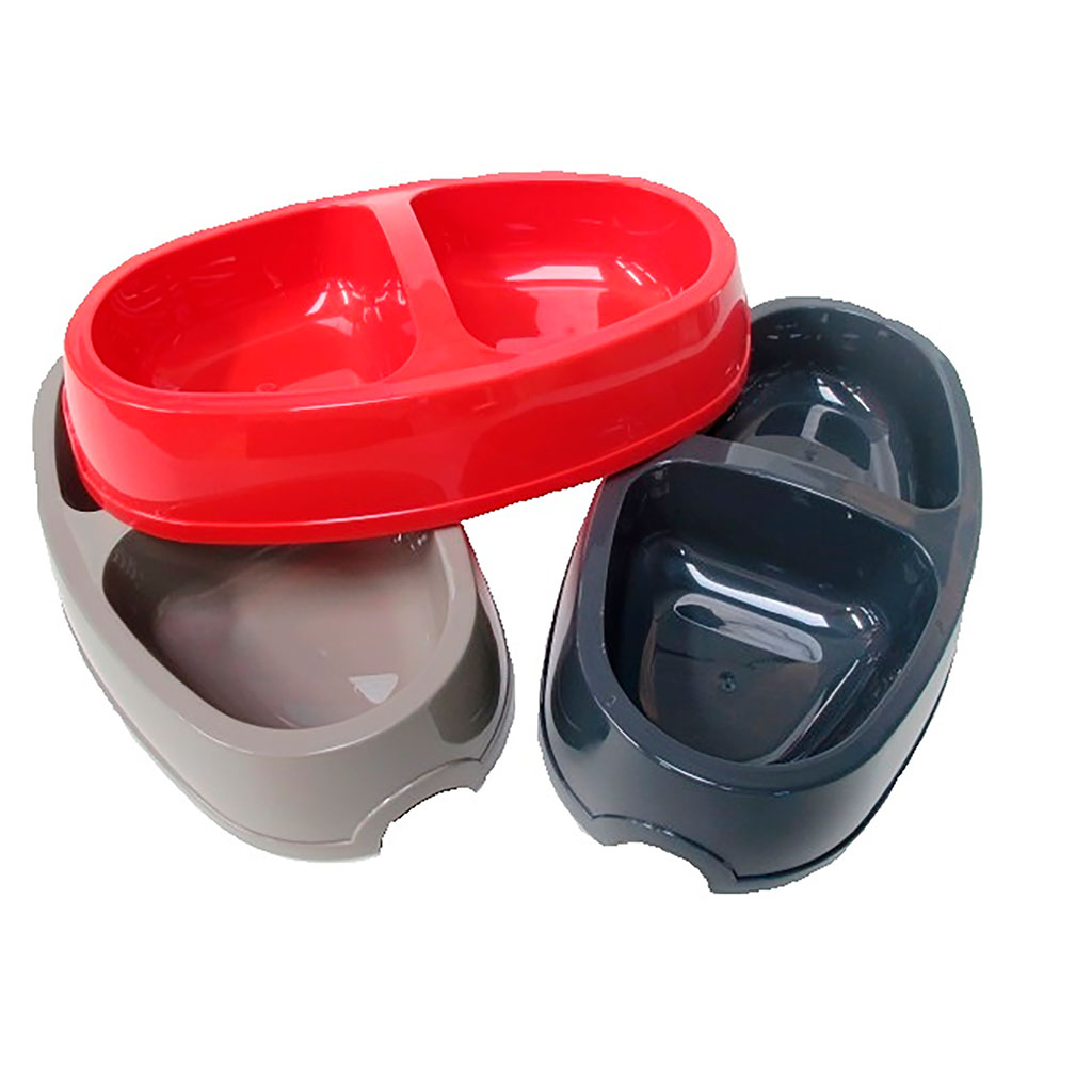 Gamelle plastique double 2x12cm