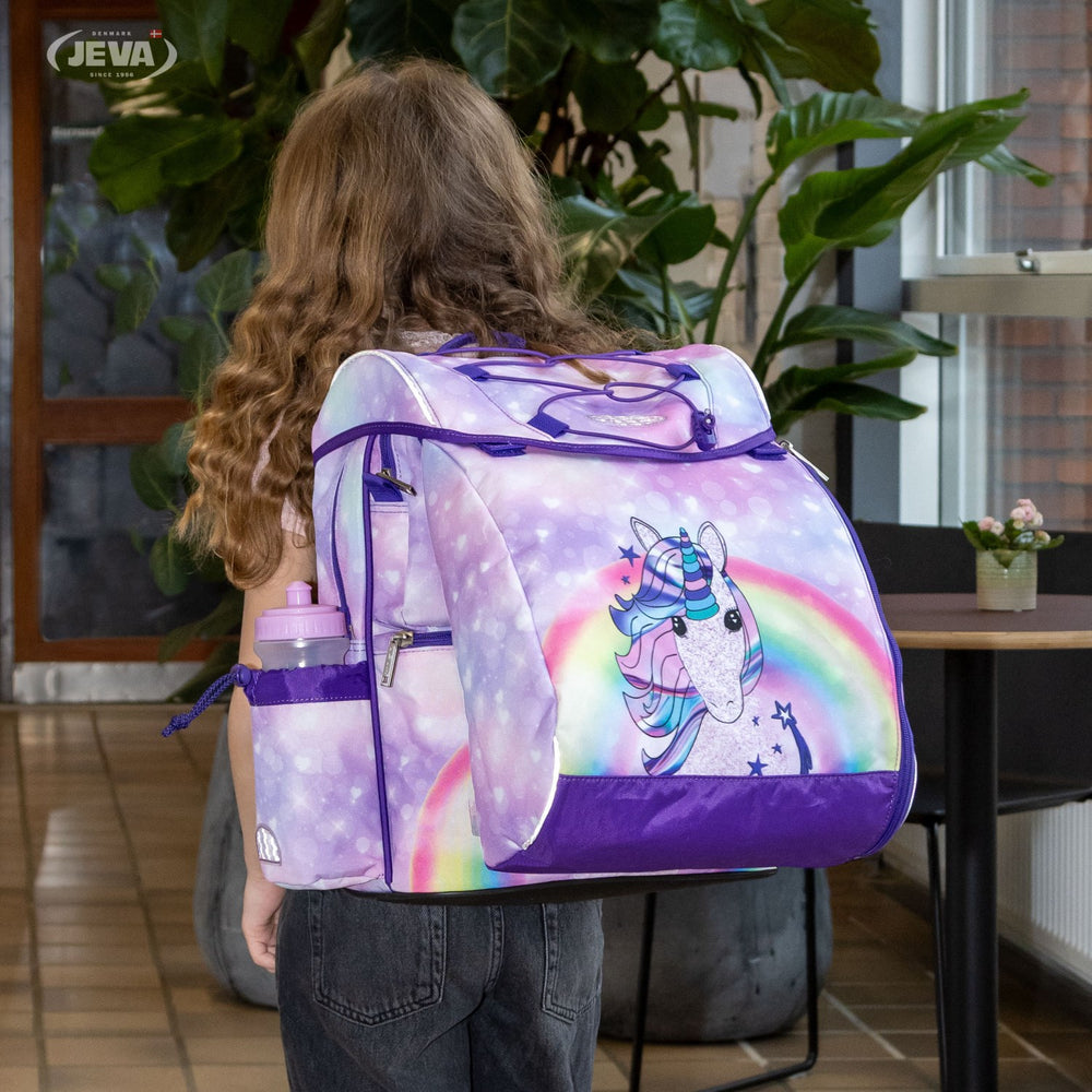 Køb JEVA Unicorn Skoletaske Intermediate 308
