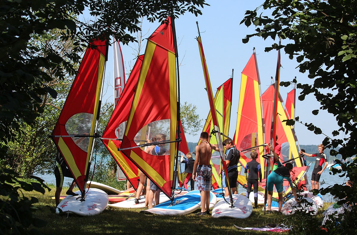 Windsurfen Kurs Starnberger See
