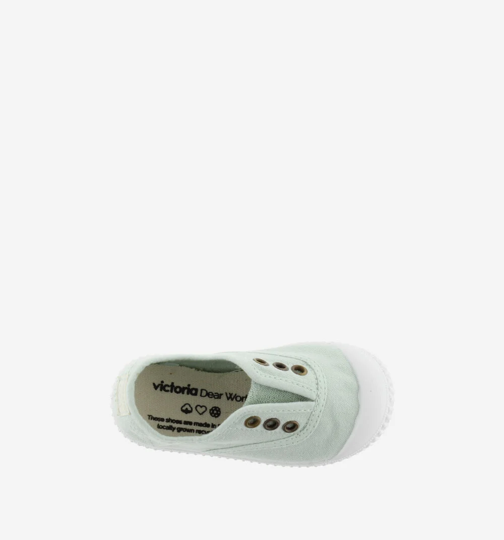 1915 INGLESA TENNIS TOILE DREC® ÉLASTIQUE Baskets en toile avec élastique pour enfant MELON