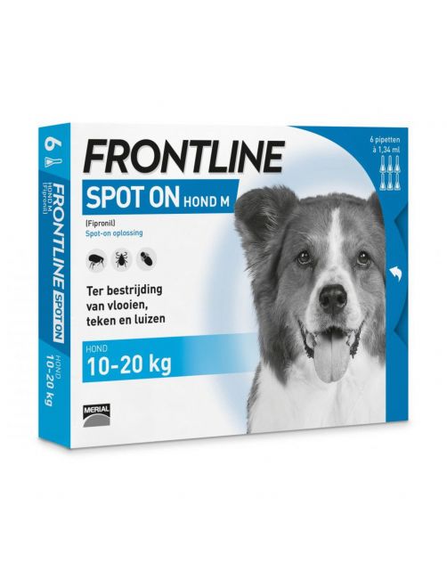 Frontline Spot On 2 Medium Hond Medium - Anti vlooien en tekenmiddel