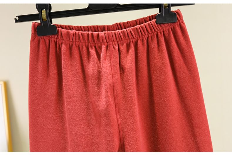 JVL - Hoge taille effen legging