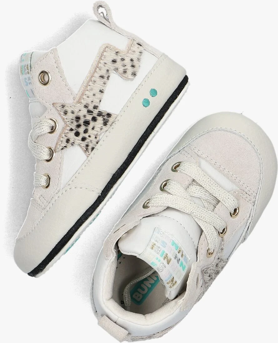 BUNNIESJR witte bunniesjr babyschoenen zusje zacht