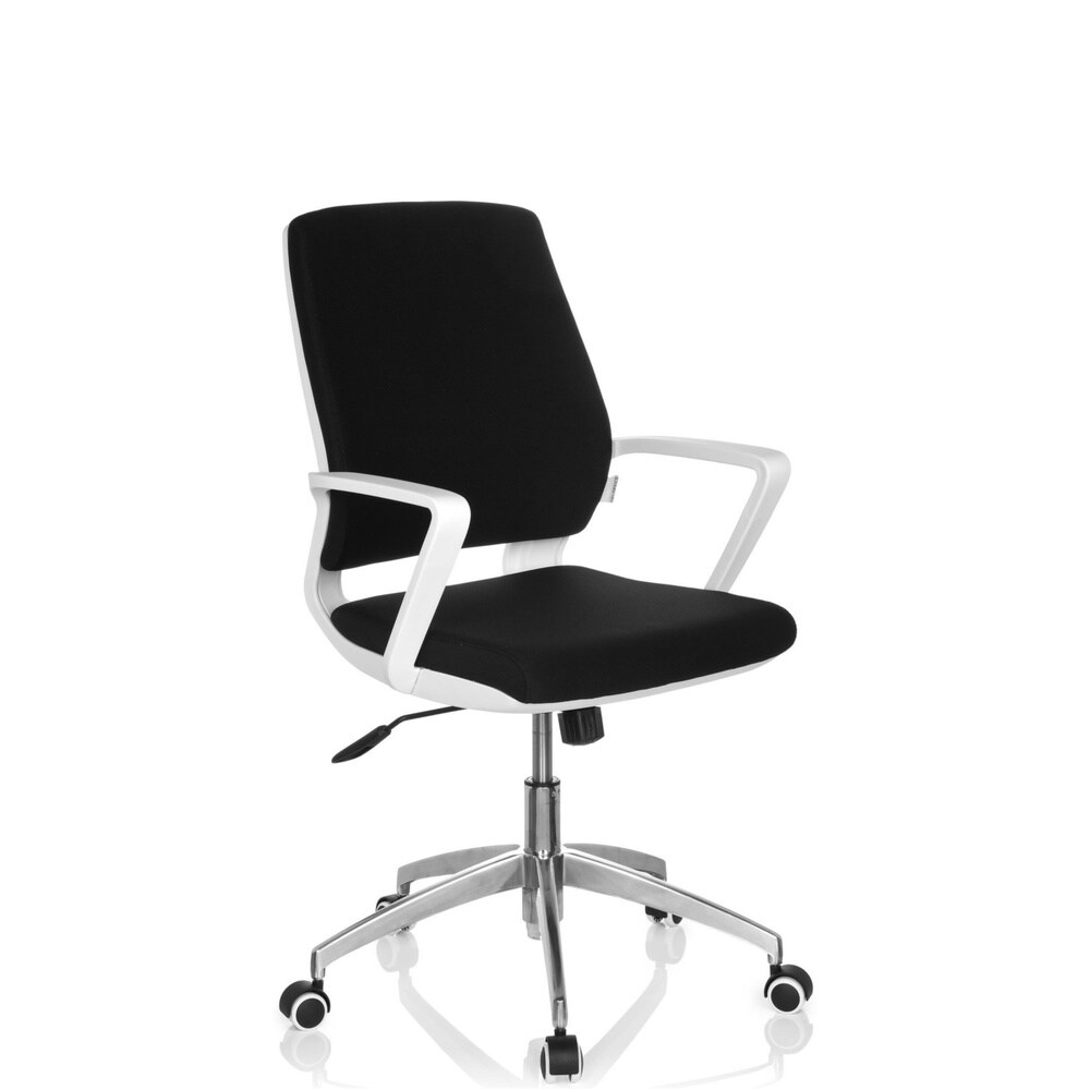 Profi Bürostuhl ESTRA Stoff mit Armlehnen (nicht höhenverstellbar) hjh OFFICE