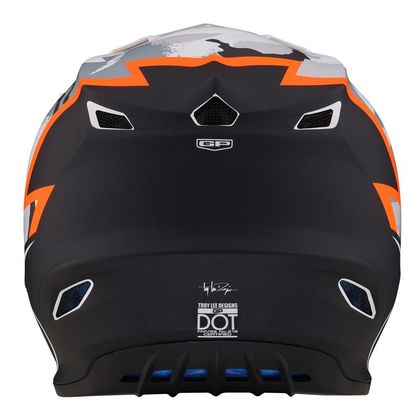Casque cross TroyLee design GP VOLT YOUTH - Blanc / Noir