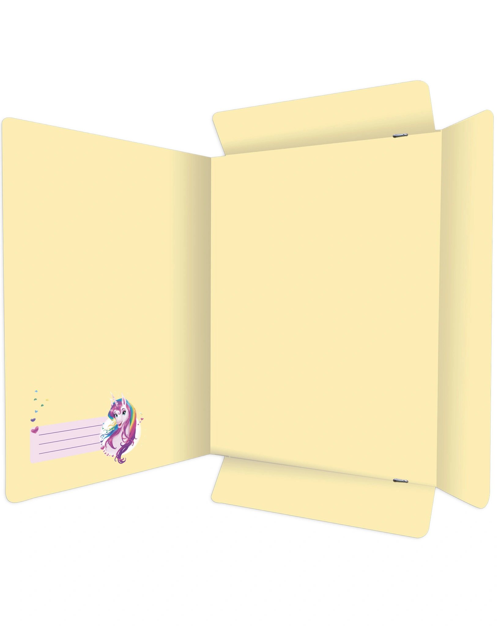 Postmappe EINHORN (24x33) A4 in gelb