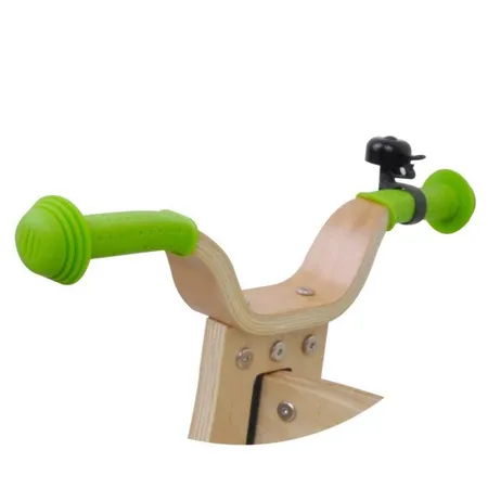 Siva Kinder Laufrad Holz Woody Bubble Bike, Grün