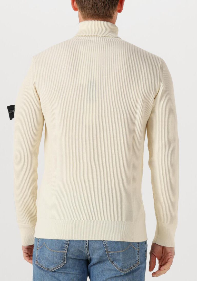 gebroken wit stone island trui t neck