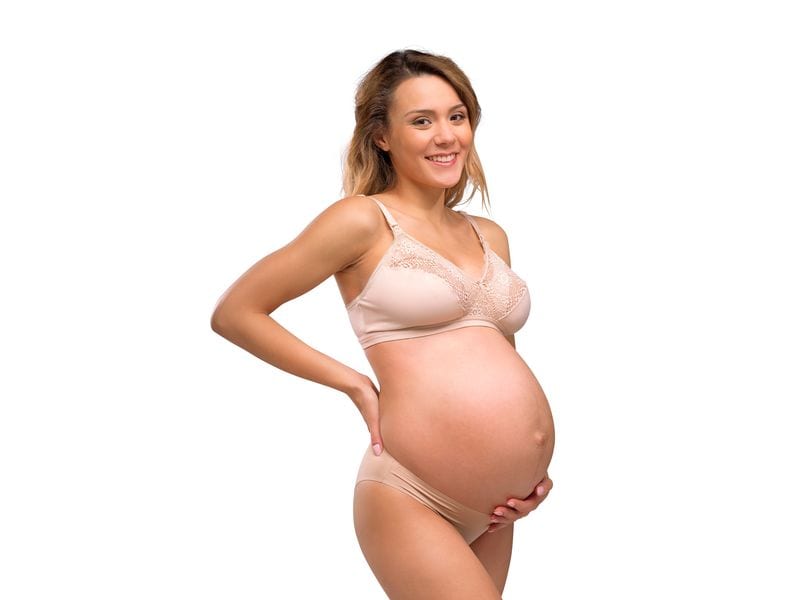 Carriwell Still-BH Beige M Haut-zu-Haut-Kontakt mit Ihrem Baby