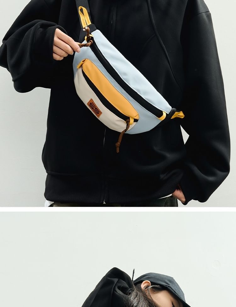 IOU - Color Block Nylon Heuptas