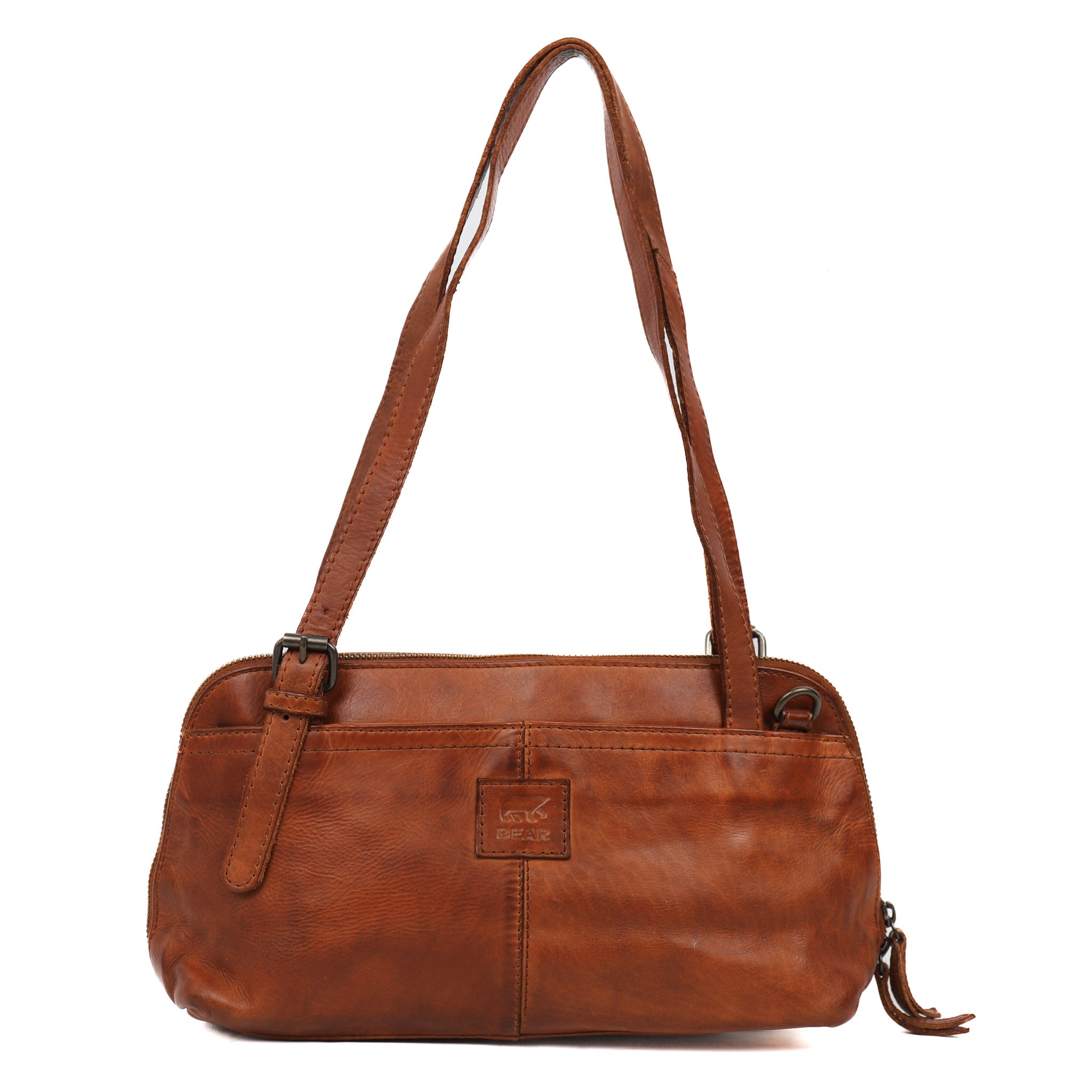 Hand-/schoudertasje 'Daphne' cognac Cognac