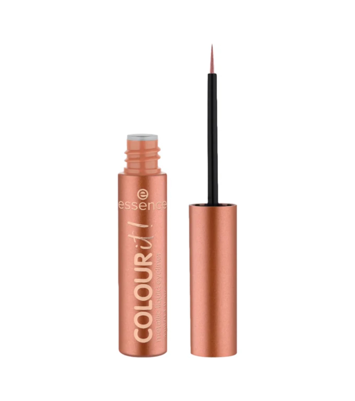 essence - Delineador líquido metálico  COLOUR it! - 01: Burnished Bronze