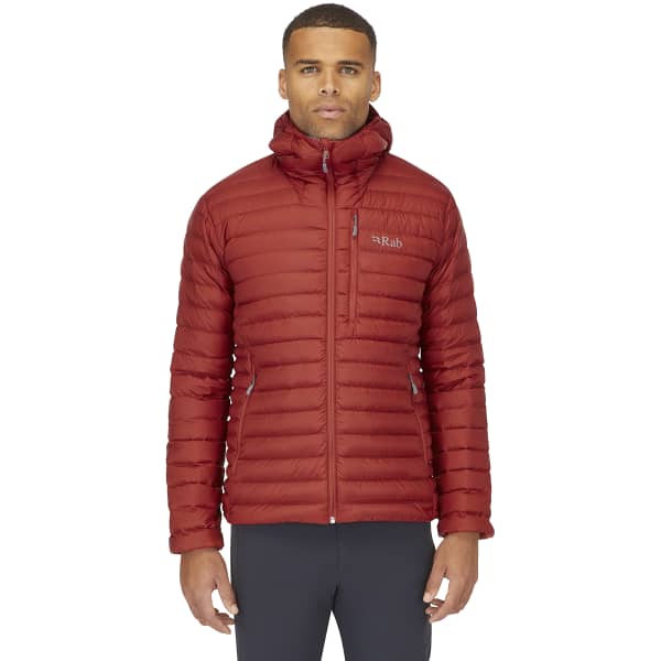 Doudoune randonnée RAB MICROLIGHT ALPINE JACKET TUSCAN RED
