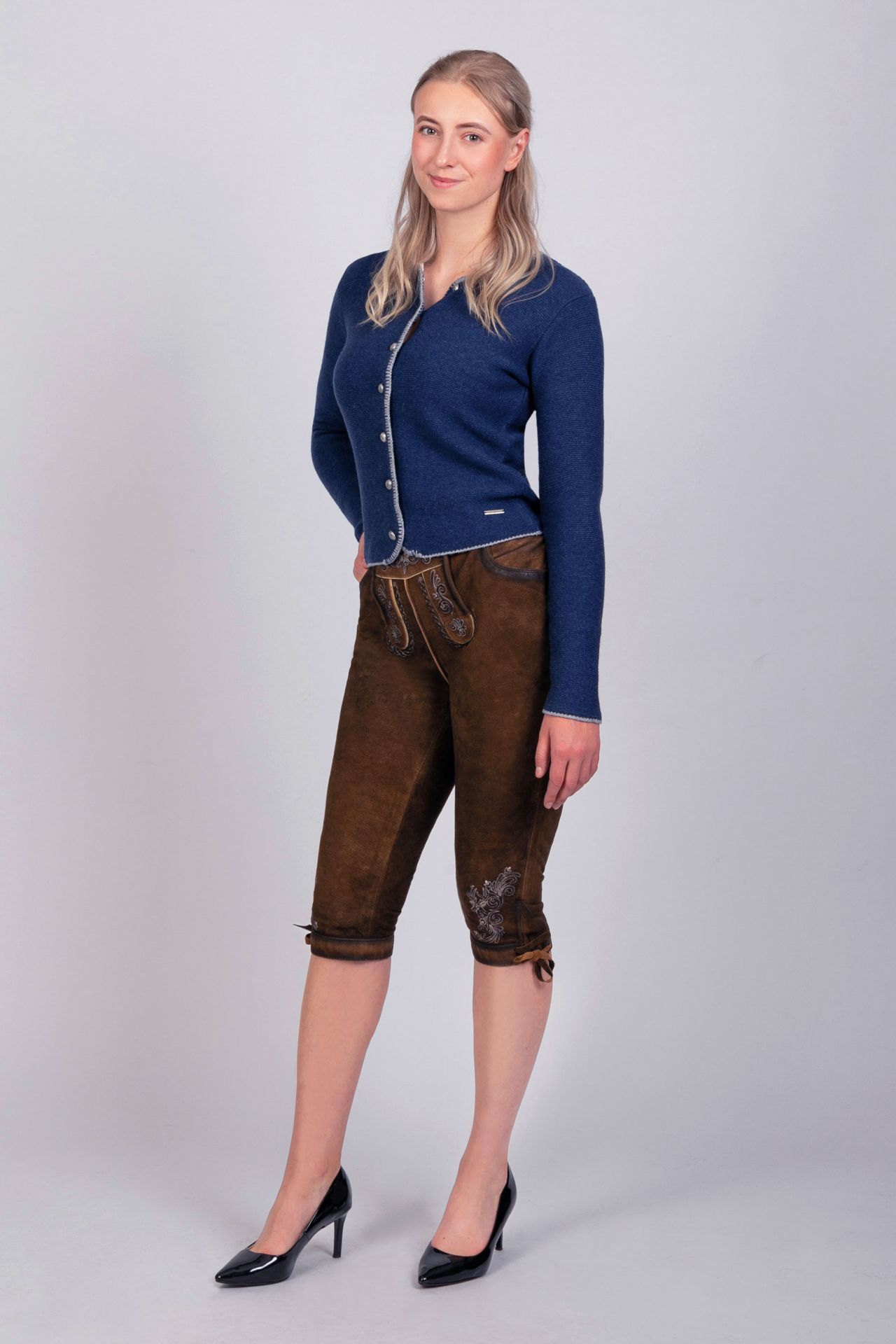Kniebund Wilbdbock Lederhose Juliane
