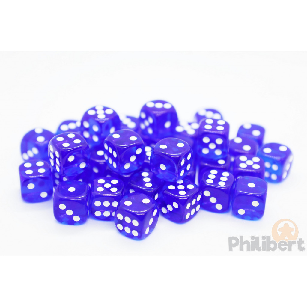 Set de 36 Dés Chessex : Translucides