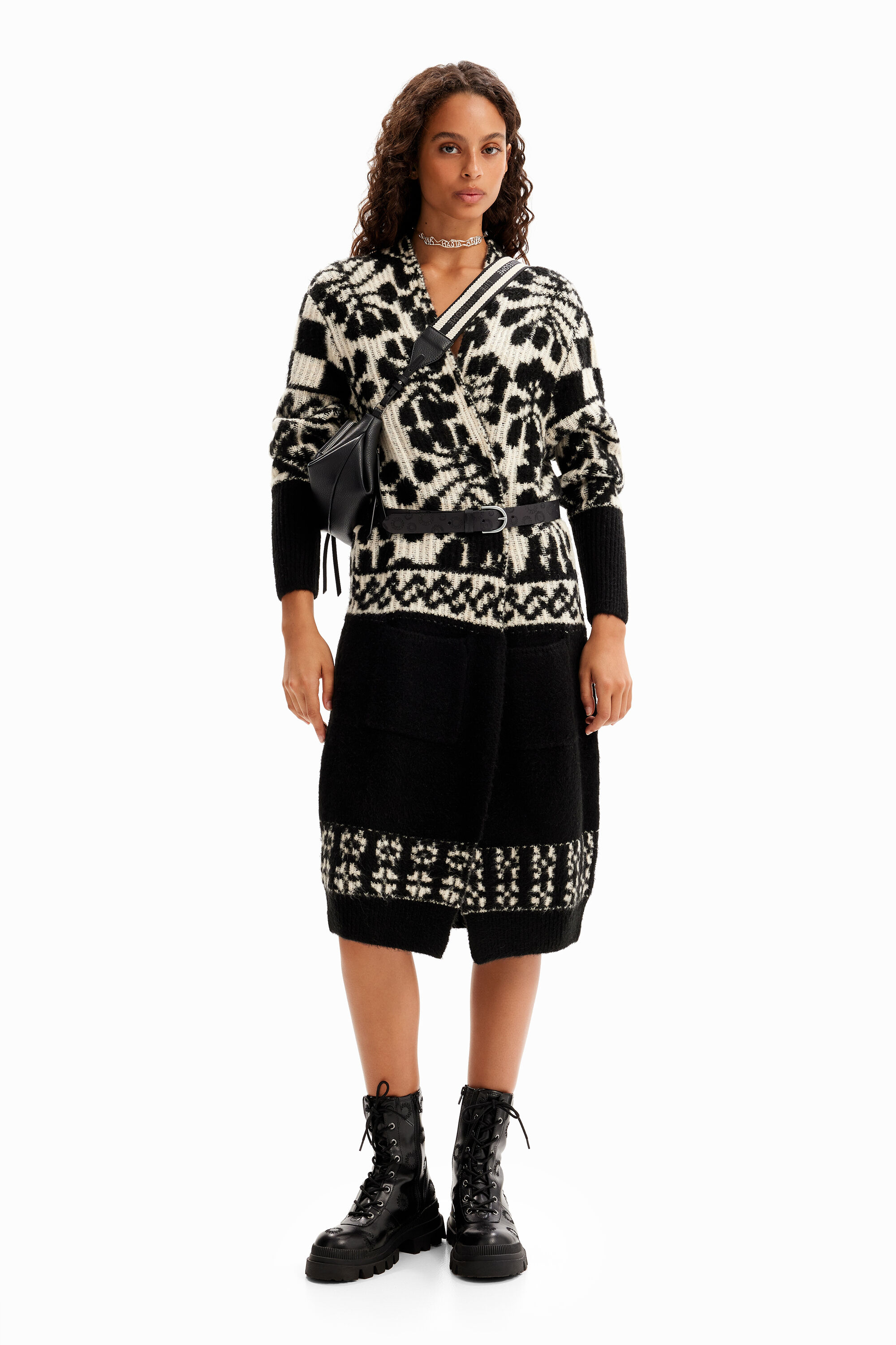 Cardigan long oversize M. Christian Lacroix