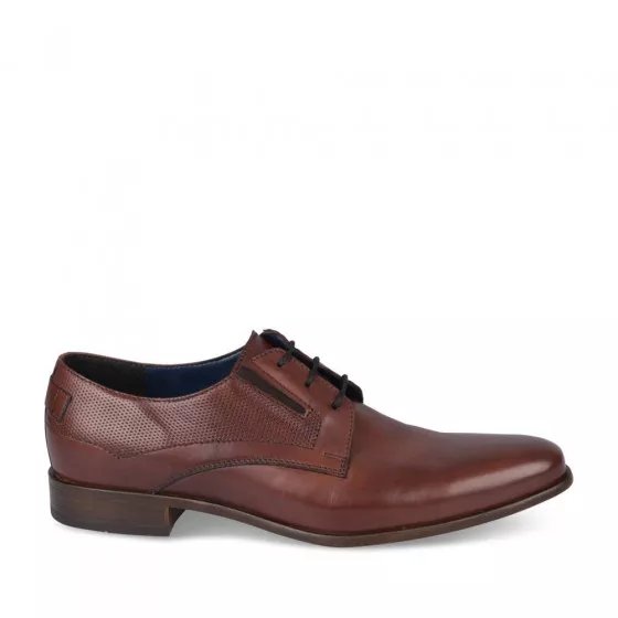 Derbies COGNAC B-BLAKE CUIR