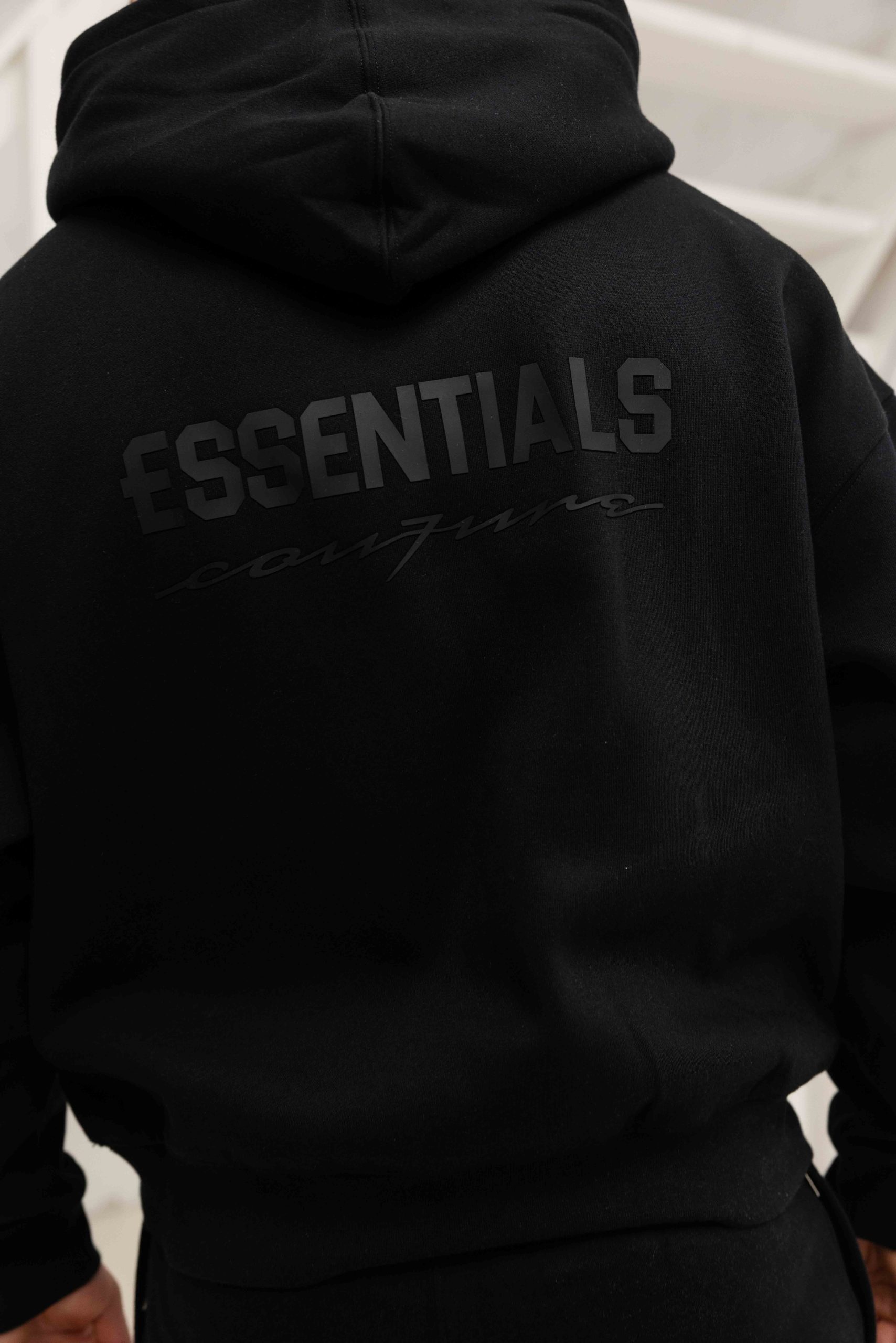 Cou7ure Essentials Rubber Trainingspak Heren Zwart