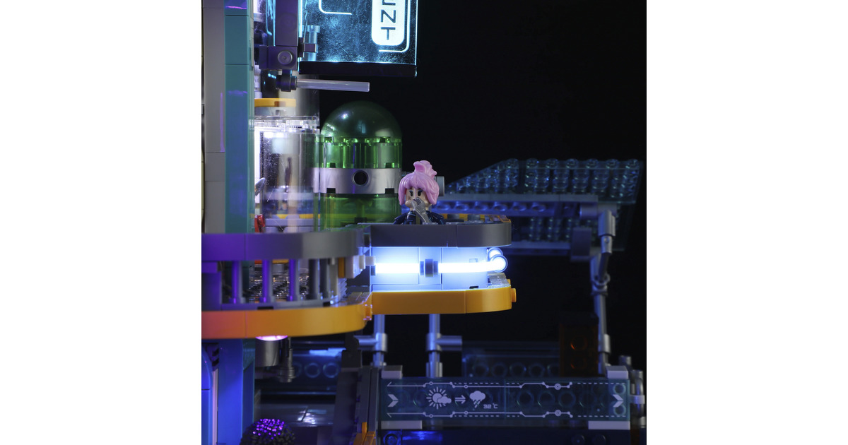LumibricksCyberpunk Neoncity - Apartment Constructiespeelgoed  (F9042)