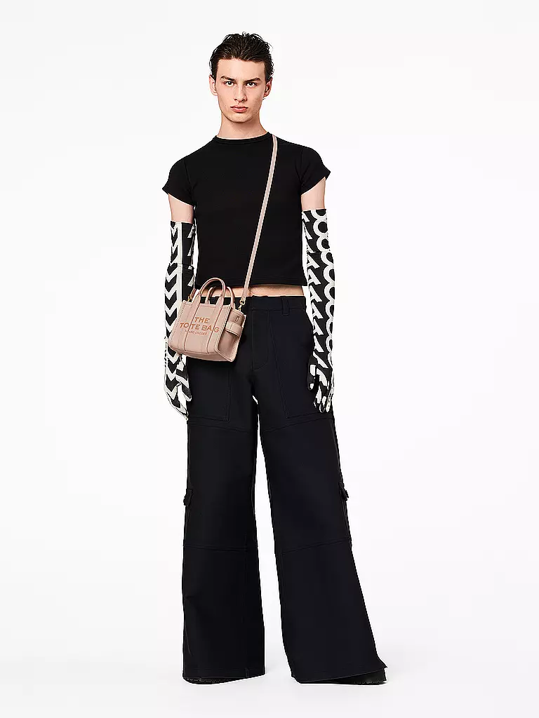 MARC JACOBS Ledertasche - Tote Bag THE MINI TOTE rosa