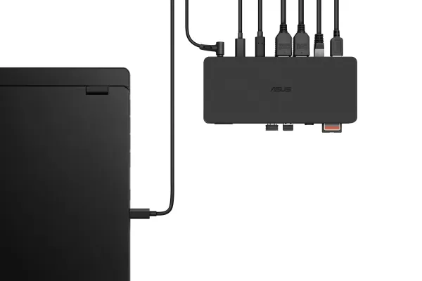 ASUS DC500 - Dockingstation - Thunderbolt 4 - 2 x HDMI, Thunderbolt 4 - 2.5GbE - 150 Watt