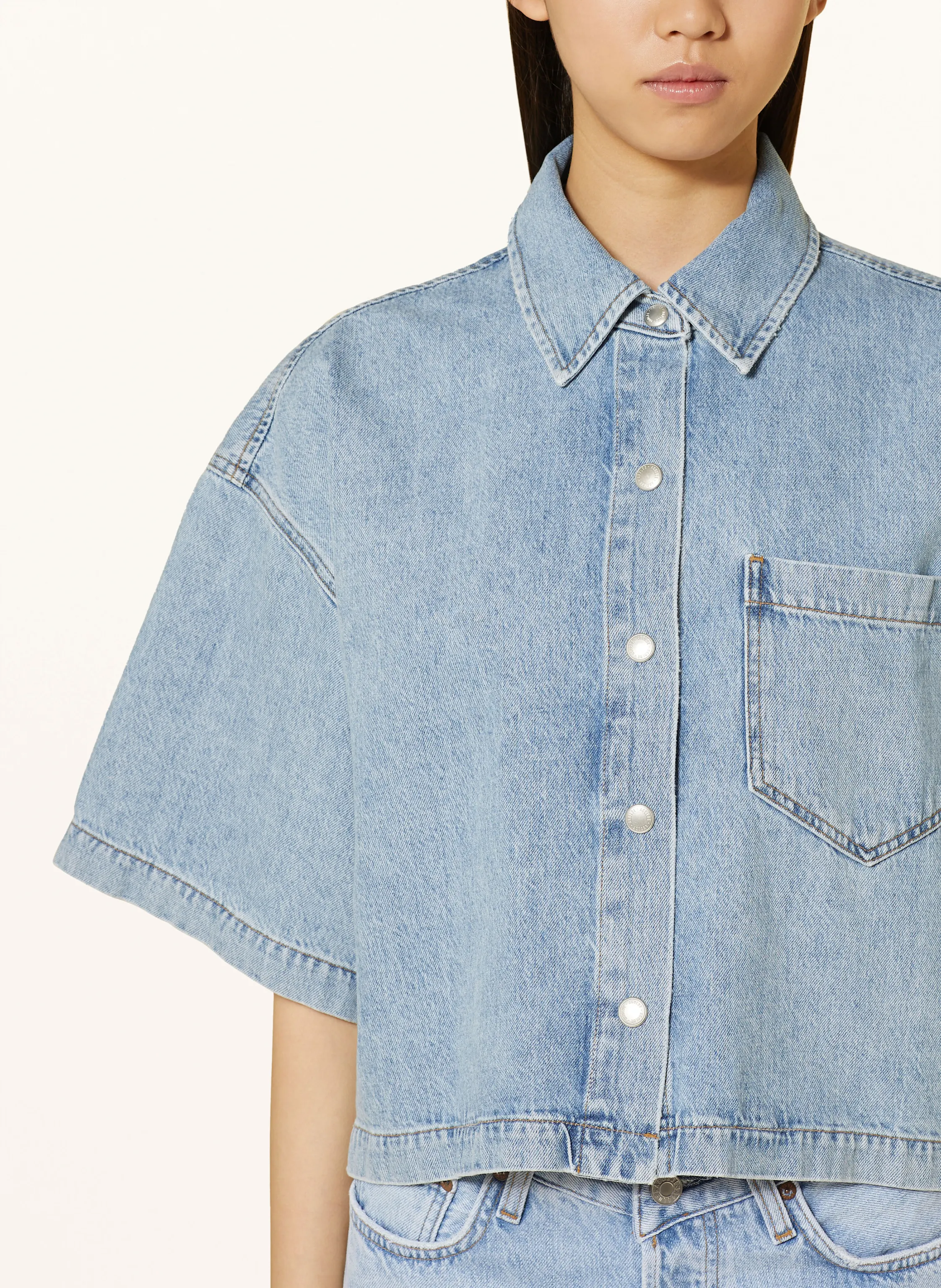 AGOLDE Jeansbluse RONA