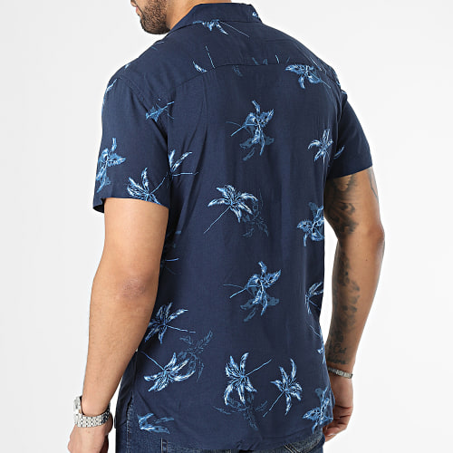 Chemise Manches Courtes 20716117 Bleu Marine Floral