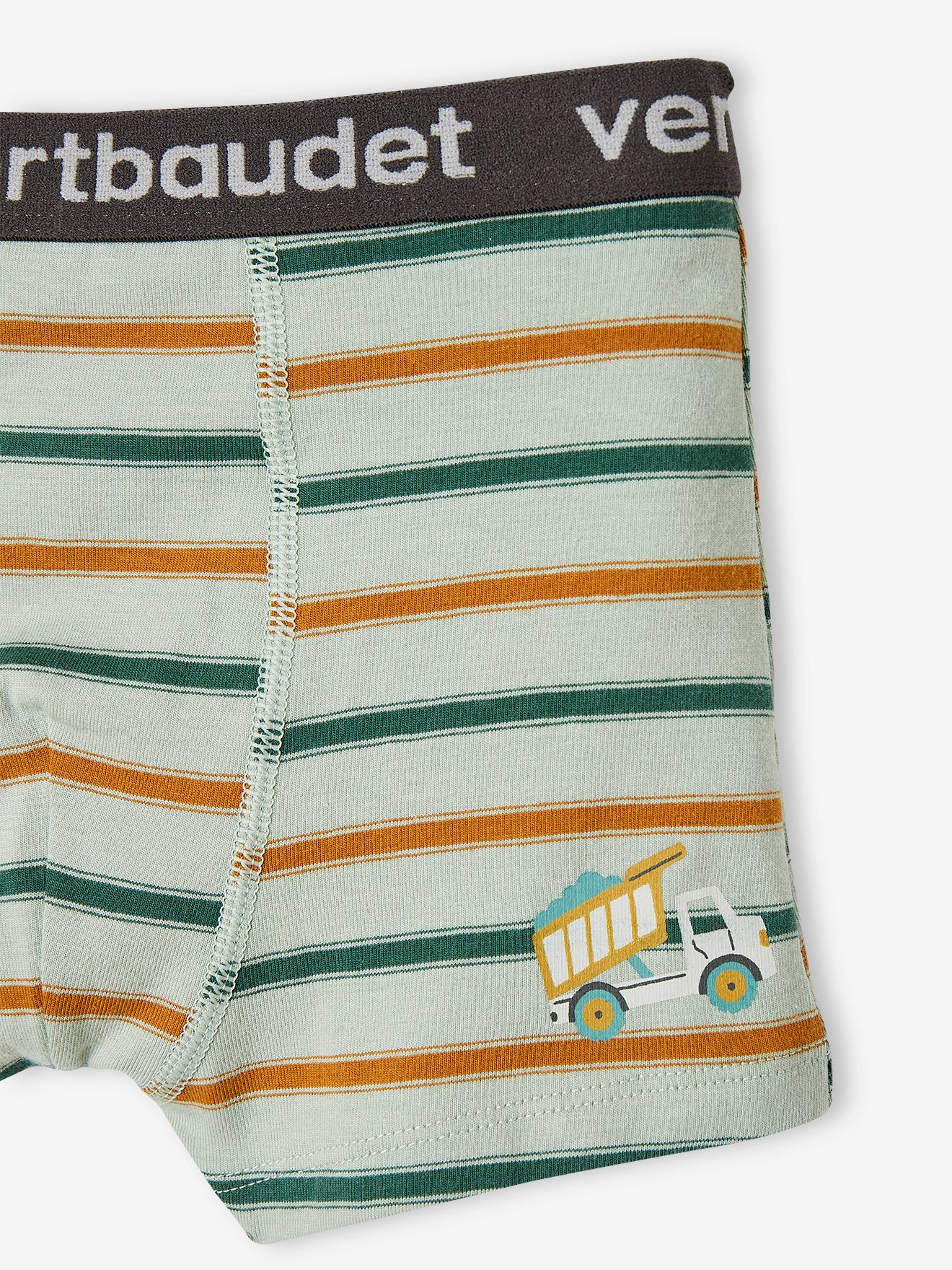 Conjunto de 3 cuecas boxer elásticas 