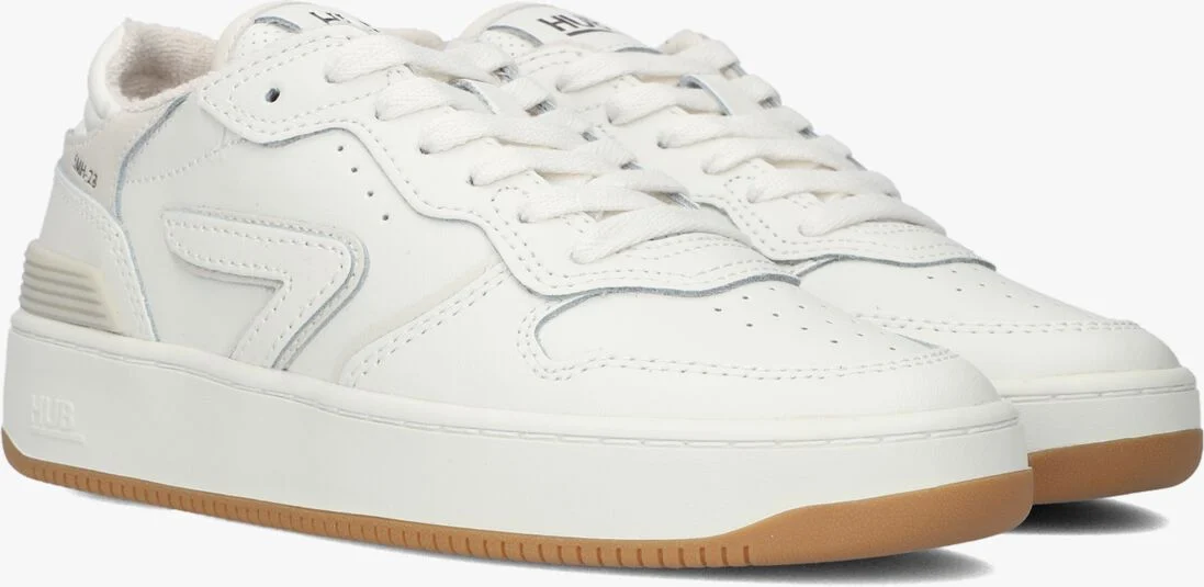 HUB witte hub lage sneakers smash