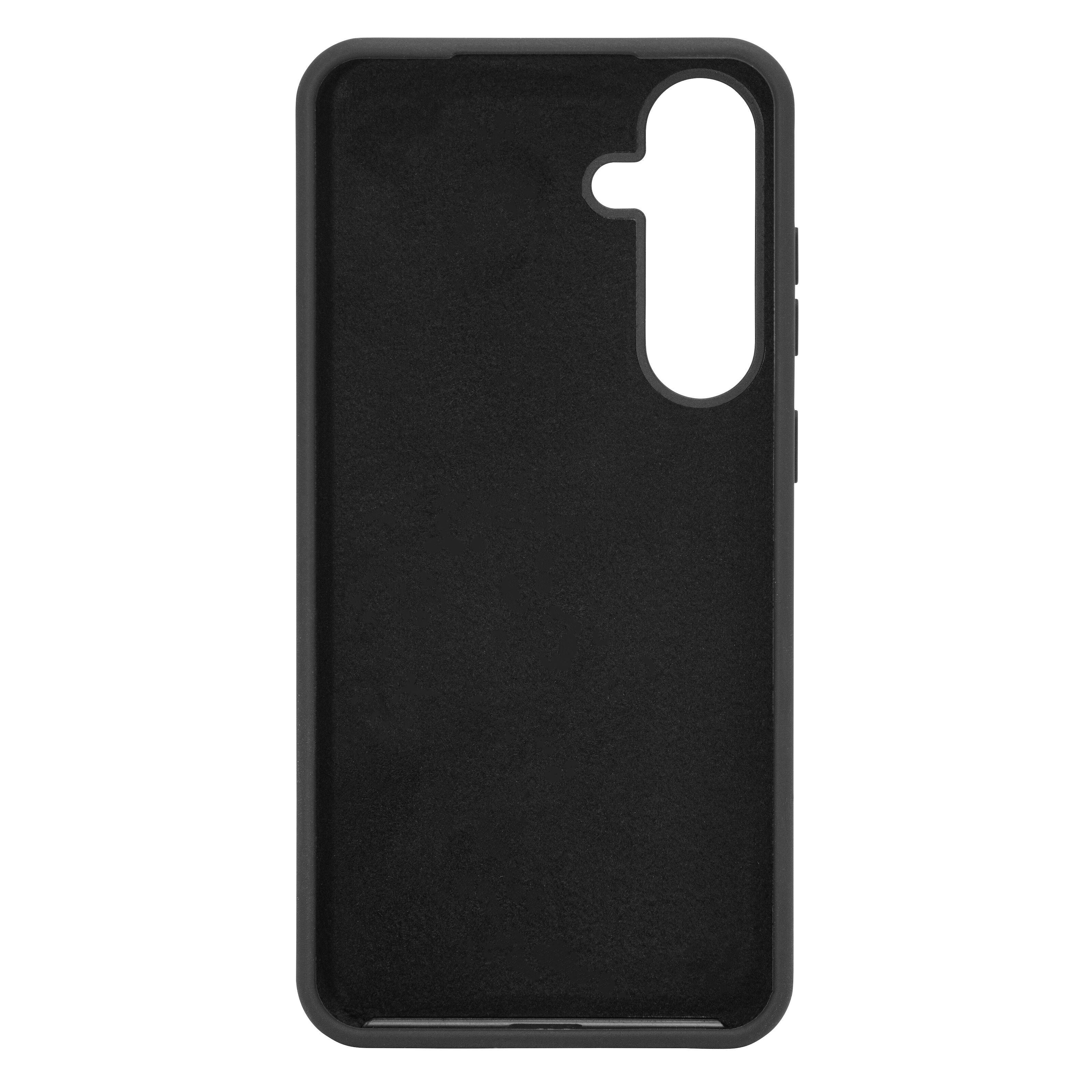 Linocell Rubber Case for Galaxy S24 Plus - Svart