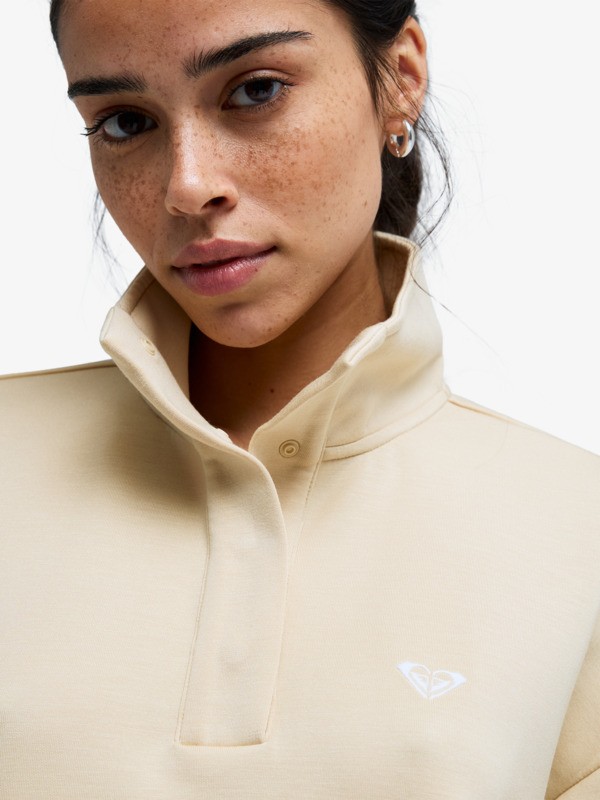 Rise & Vibe Sweet Polaire de sport Beige Femme