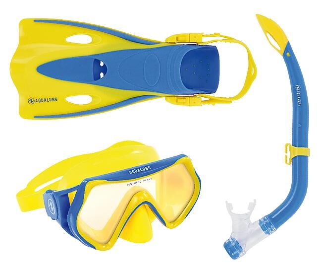 AQUALUNG - PACK PALMES MASQUE TUBA HERO ENFANT