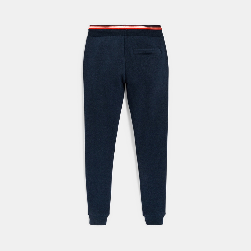 Pantalon de jogging en molleton bleu garçon